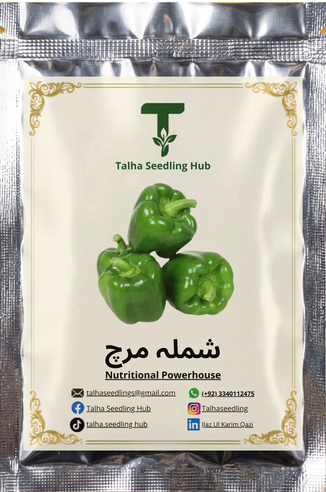 Green Capsicum 25 Seeds